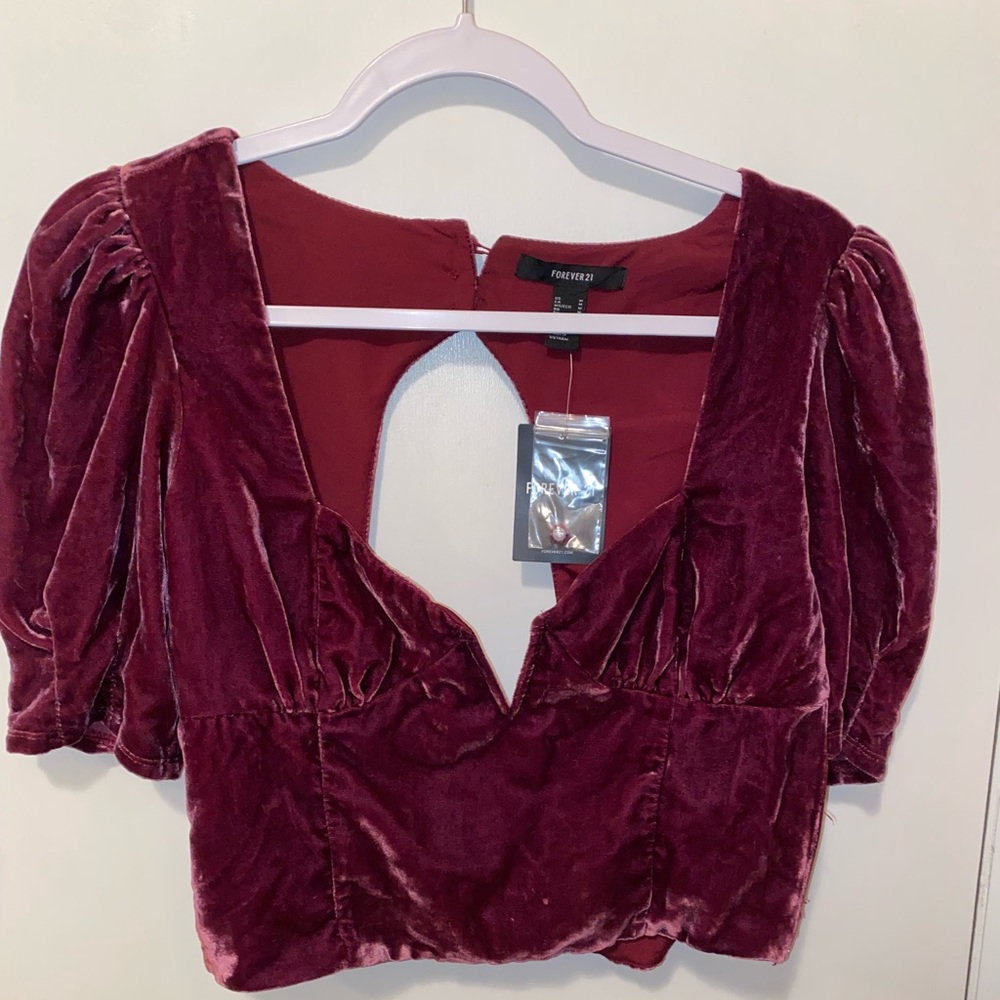Forever 21 Velvet top